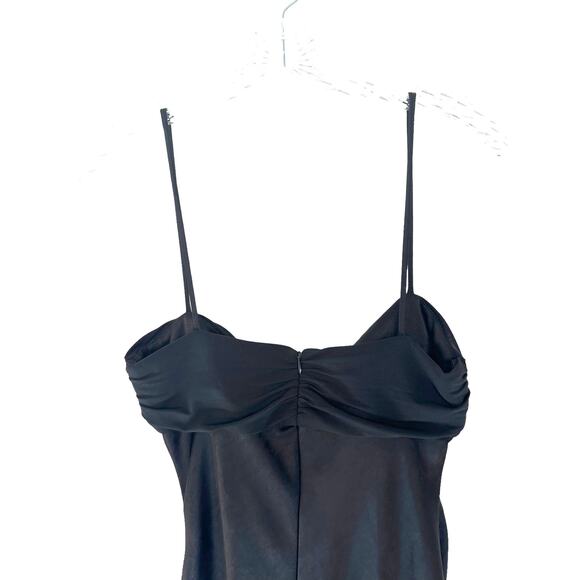 Bec & Bridge Giulia Black Leg Split Formal Cocktail Evening Maxi Dress Size 6 - Picture 8 of 11